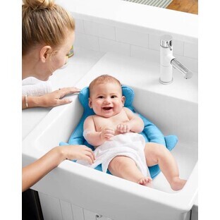 SKIP HOP Frottee-Badematte Moby Moby 0-6 m 1×1 St., mit Kopfstütze