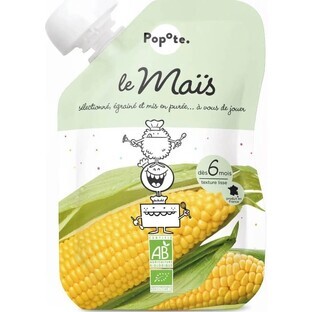 POPOTE Capsula di mais dolce biologico 120 g, 6+ 1×120 g