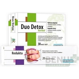 GENERICA DUO DETOX Herbal 1×30 tbl, supliment alimentar