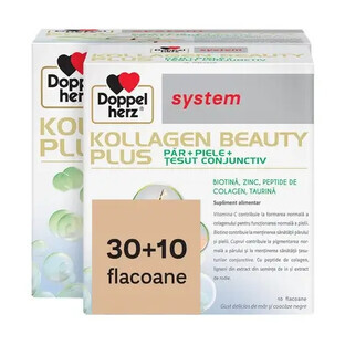 Kollagen System Beauty Plus, 30+10  flessen, Doppelherz