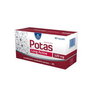 Potasio Long Active, 60 cápsulas