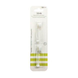 Bbluv Sonik, puntas de recambio para cepillo dental sónico, a partir de 36 meses, 2 piezas