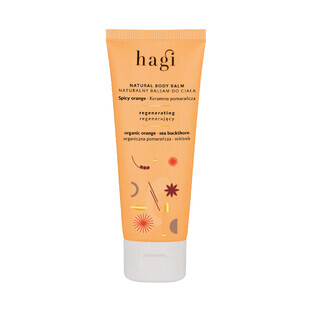 Hagi Spicy Orange, loción corporal regeneradora natural, 75 ml