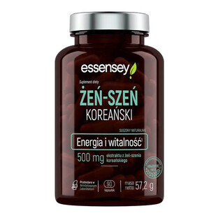 Essensey Ginseng coreano, 90 cápsulas