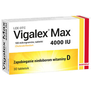 Vigalex Max, 30 comprimidos