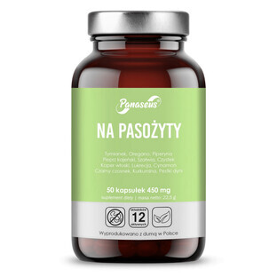 Panaseus pour les parasites, 50 gélules