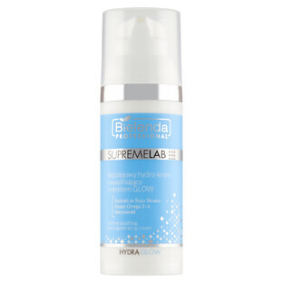 Bielenda Professional SupremeLAB Hydra Glow, ölfreie feuchtigkeitsspendende Hydro-Creme mit Glow-Effekt, 50 ml