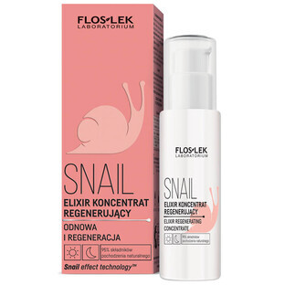 Floslek Laboratorium Snail, concentrat elixir regenerant, 30 ml