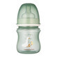 Canpol Babies EasyStart, anticólico, biberón boca ancha, Goose, desde el nacimiento, 120 ml