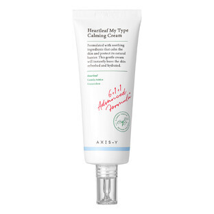 Axis-y Heartleaf My-Type Calming Cream, crème hydratante et apaisante pour le visage, 60 ml
