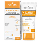 Floslek Pharma White & Beauty crema de manos antiedad, 45 ml