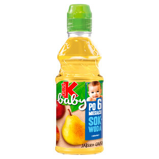 Succo per bambini Kubuś + Acqua, mela, pera, dopo 6 mesi, 300 ml DATA BREVE