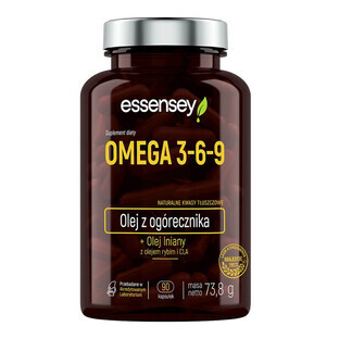 Essensey Omega 3-6-9, 90 capsules