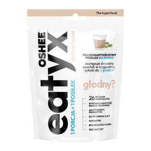 OSHEE Eatyx, masă rece sub formă de pudră, vegană, cafea verde, 90 g