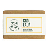 Cztery Szpaki, König Lorbeer Naturseife mit Lorbeeröl, 110 g