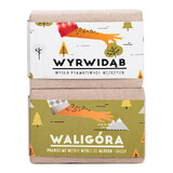 Cztery Szpaki Mężny duet, set de săpunuri naturale, Waligóra i Wyrwidąb, 220 g