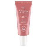 Miya myBBalm, Crema BB Vitamínica, FPS 30, 03 beige, 30 ml
