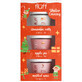 Set Fluff Winteravond, boter Kaneelbroodjes, 100ml + boter Appeltaart, 100ml + scrub Glühwein, 100ml