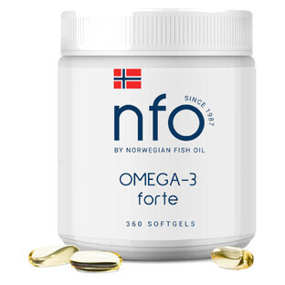 NFO Omega-3 Forte, 360 cápsulas me