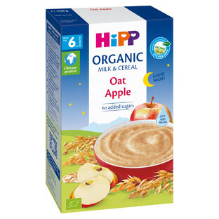 Hipp Sleep pap met melk en granen, havermout en appel, na 6 maanden, 250 g