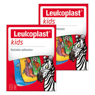 Set Leukoplast Kids, pansements, 2 tailles, 2 x 12 pièces