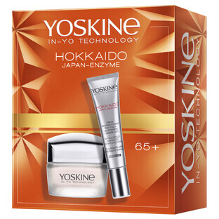 Yoskine Hokkaido Japan Enzyme 65+ set, crema viso, 50 ml + crema occhi e palpebre, 15 ml