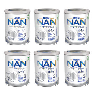 Nestle NAN Optipro Plus 3 HM-O, modified milk for children over 1 year, 6 x 800 g
