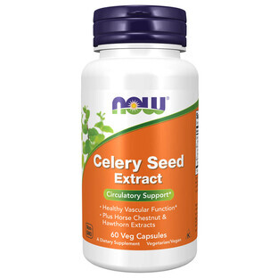 Now Foods Sellerie-Samen-Extrakt, Sellerie-Samen, 60 vegane Kapseln