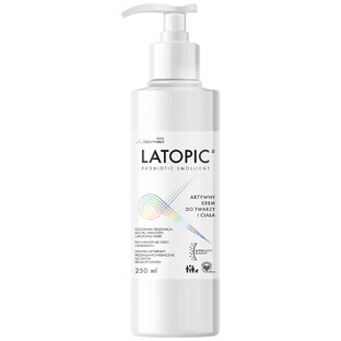 Latopic gezichts- en lichaamscrème vanaf de eerste dag van het leven, 250 ml VERONTREINIGDE VERPAKKING