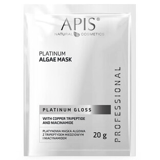 Apis Professional Platinum Gloss, maschera alle alghe di platino, 20 g