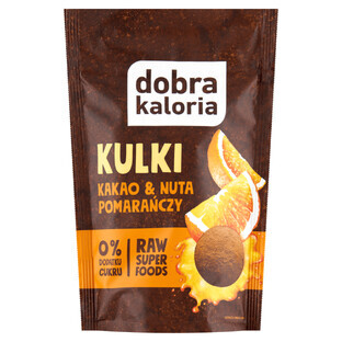 Palline Good Kaloria, note di cacao e arancia, senza zuccheri aggiunti, 65 g