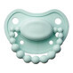 Luu Kids, ciuccio, ciuccio di posizionamento, in silicone, Vivid Mint, da 6 mesi, 1 pezzo