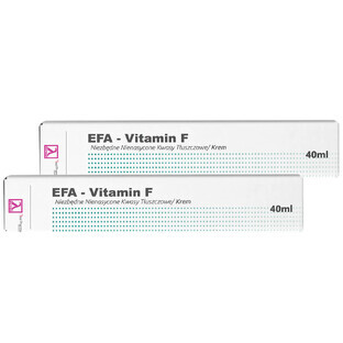 EFA Vitamin F Set, Crema de vitamina F, 2 x 40 ml