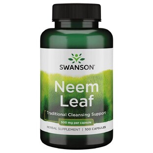 Swanson Neem Blad 500 mg, Indiase honingstruik, 100 capsules