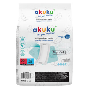 AKUKU, postnatale Einlagen, 10 Stück