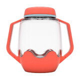 Jar for sensory play, +18 months, Pink Coral, Glo Pals