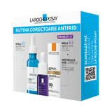 Confezione Hyalu B5 Serum 30ml + Anthelios Age Correct 15ml + Mela B3 Serum 10ml, La Roche Posay
