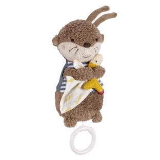 Giocattolo musicale mini Otter, 0 mesi+, Fehn