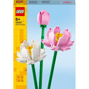 Lotus Flowers, 8+ years, 40647, Lego Flowers