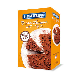 Cacao amargo en polvo, 250 g, S.Martino