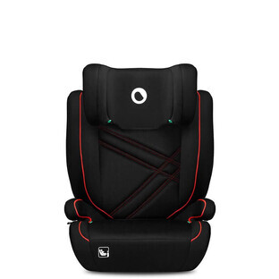 Car seat I-Size Hugo, 100 - 150 cm, Black Red, Lionelo
