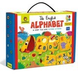 Puzzel Alfabet Montessori, +3 jaar, 16 stukjes, Ludattica