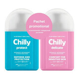 Packung Delicate Intimpflege-Gel + Protect Intimpflege-Gel, 200 + 200 ml, Chilly