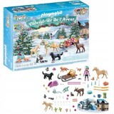PLAYMOBIL 71345 ADVENT CALENDAR HORSE: Christmas sleigh ride⭐