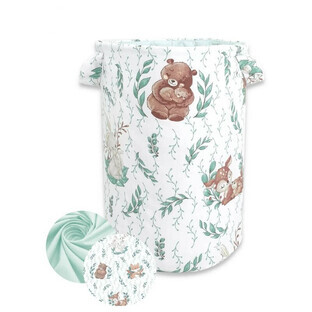 Toy storage box with handles, Lulu Natural, 50x35 cm, MimiNu