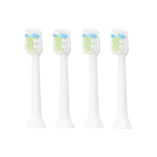 Navulling elektrische tandenborstel, wit, 4 stuks, AQ-102, Aquapick