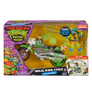 Leonardo Ninja Turtle mit Fahrzeug, +3 Jahre, TMNT