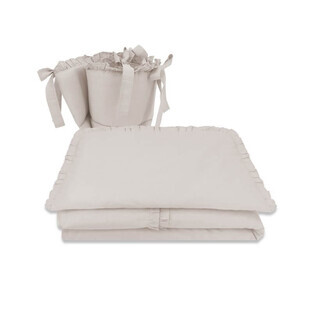 Set di biancheria da letto 3 pezzi Royal, Beige, 120x60 cm, MimiNu