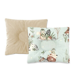 Baby pillow Velvet, Let's Go Natural, 23x26 cm, MimiNu