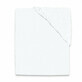 Drap avec élastique pour le berceau Theo, blanc, 85x46 cm, MimiNu